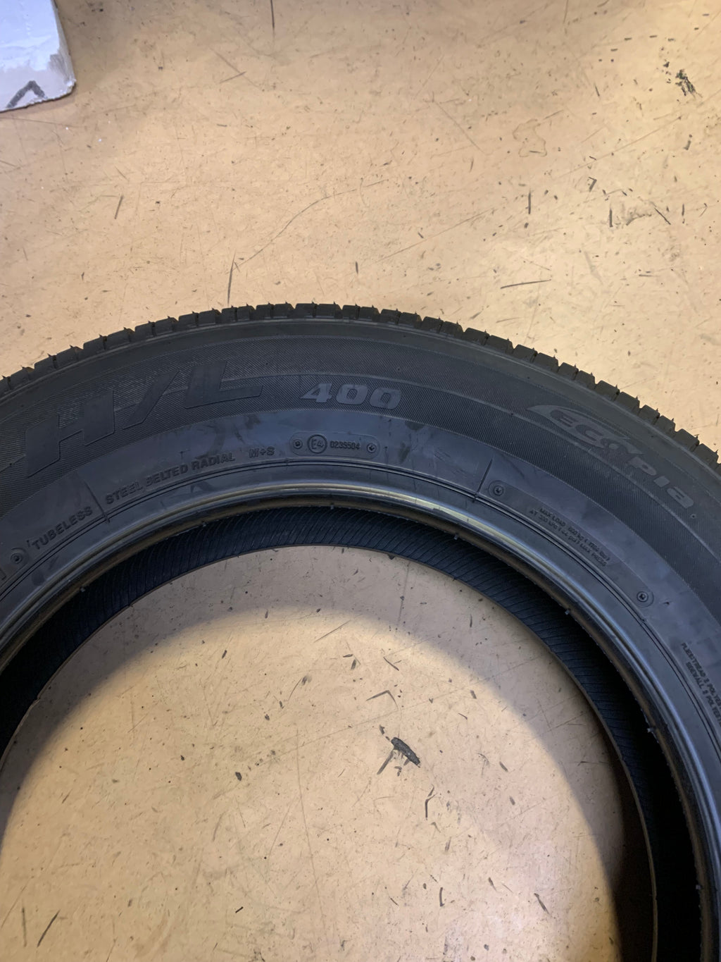 BRIDGESTONE DUELER H/L 400 ECOPIA BSW P 215 70 17 100H ALL SEASON TIRE 142469