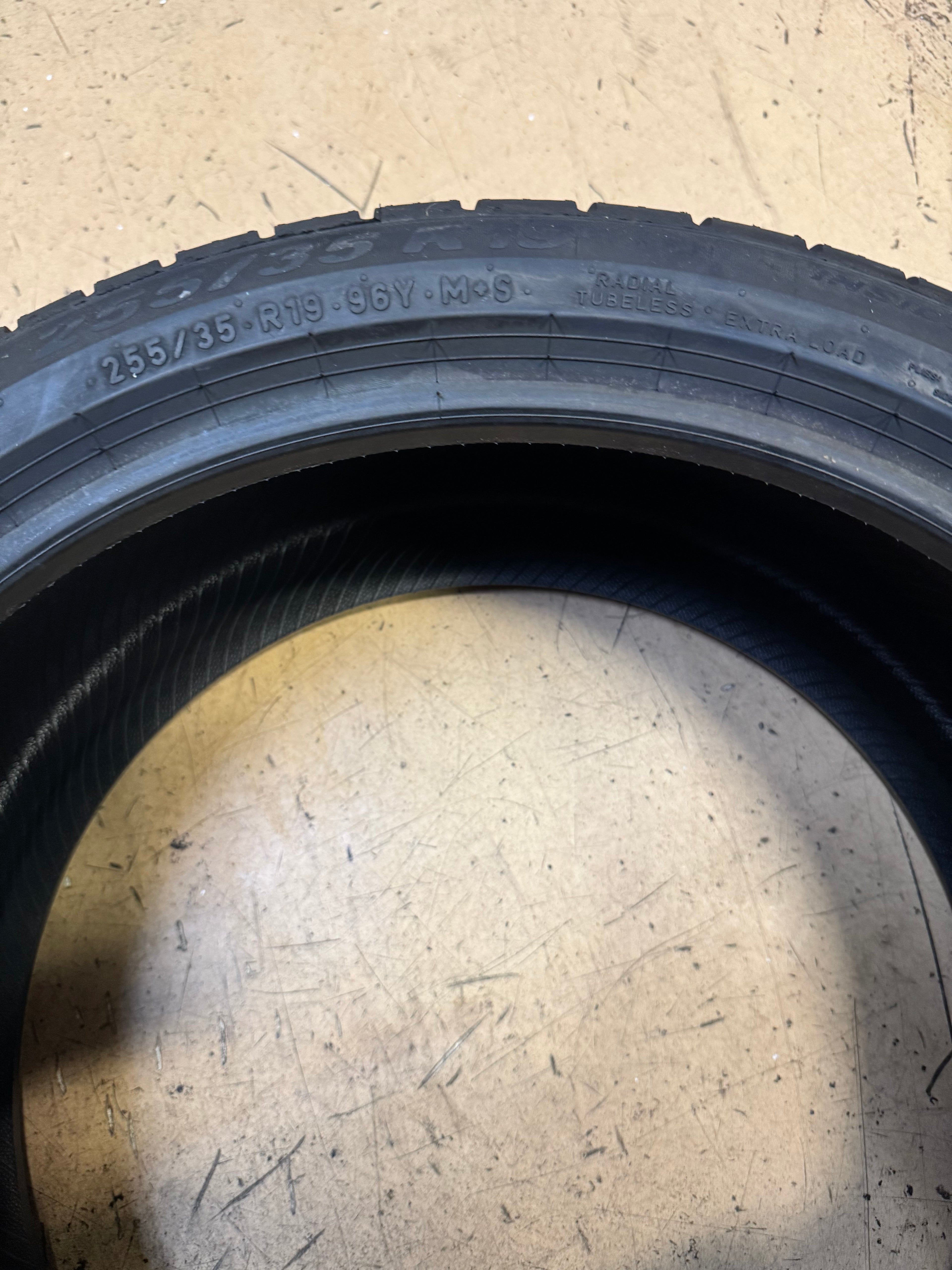 2 PIRELLI P ZERO AS PLUS 3 BSW P 255 35 19 96Y XL UHP ALL SEASON TIRE 4085600