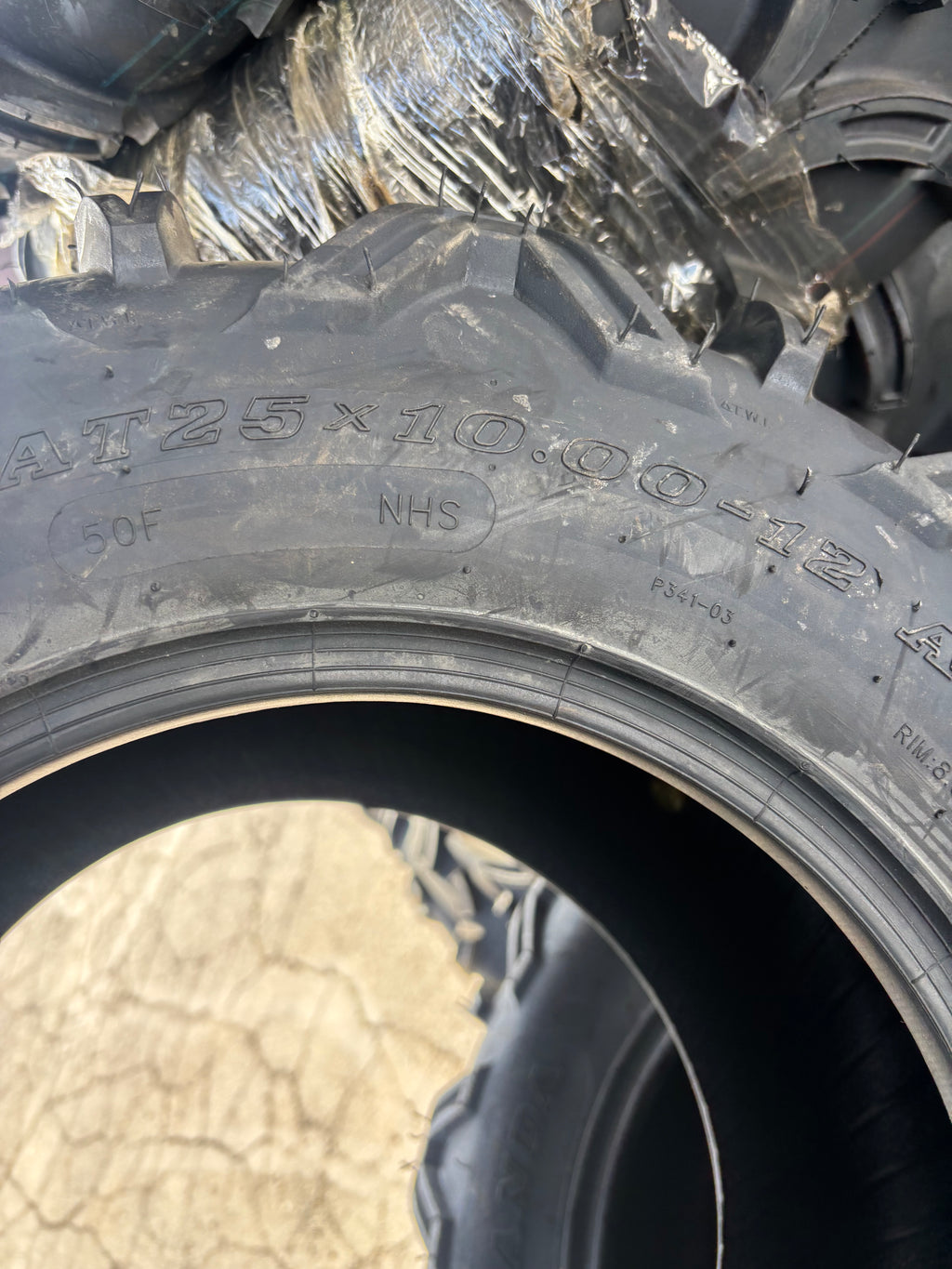 NOS WANDA P341 BSW P 25 10 12 6PLY ATV/UTV TIRE 10159