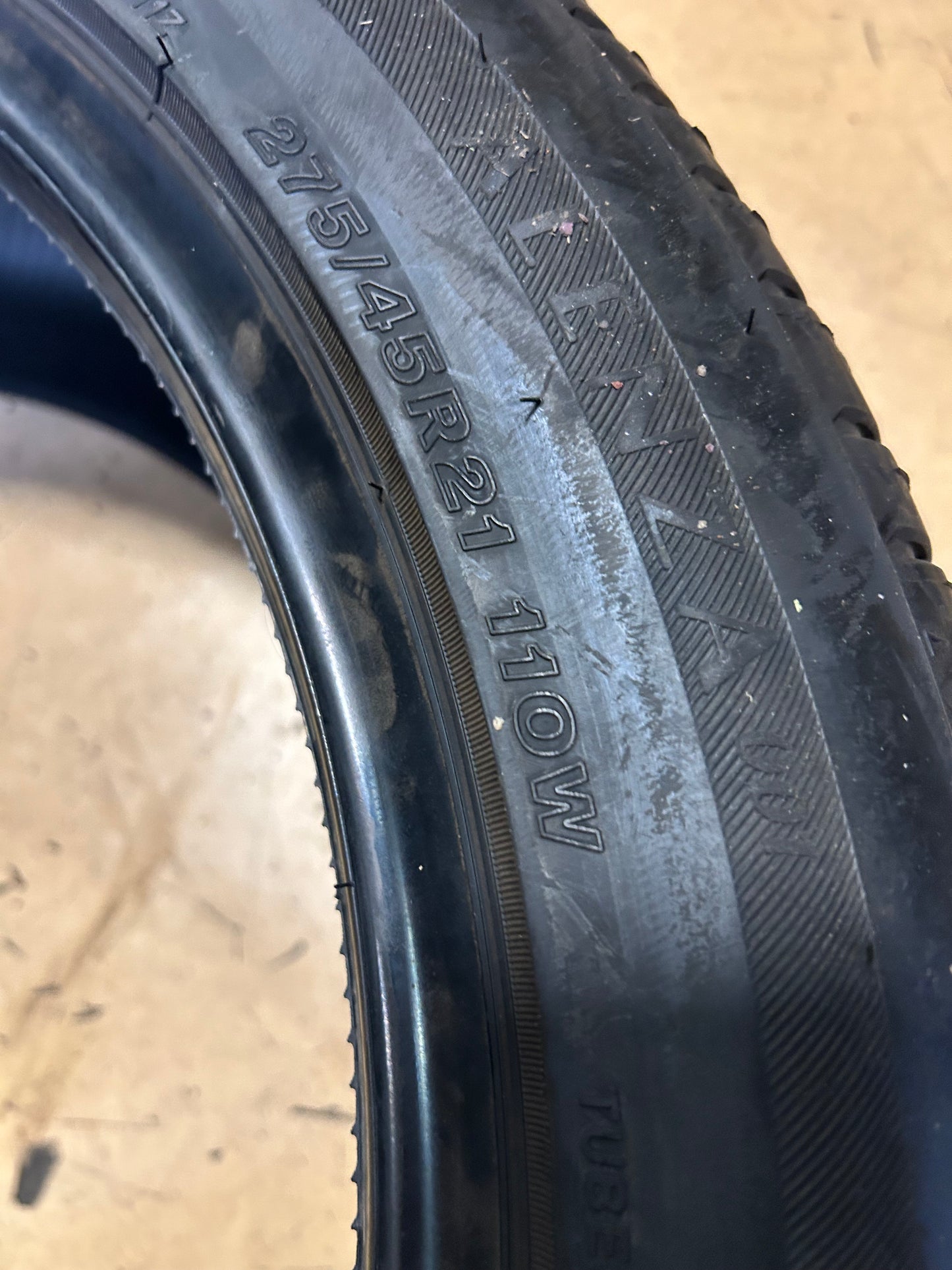 BRIDGESTONE ALENZA 001 BSW P 275 45 21 110W XL ALL SEASON TIRE 1291075116