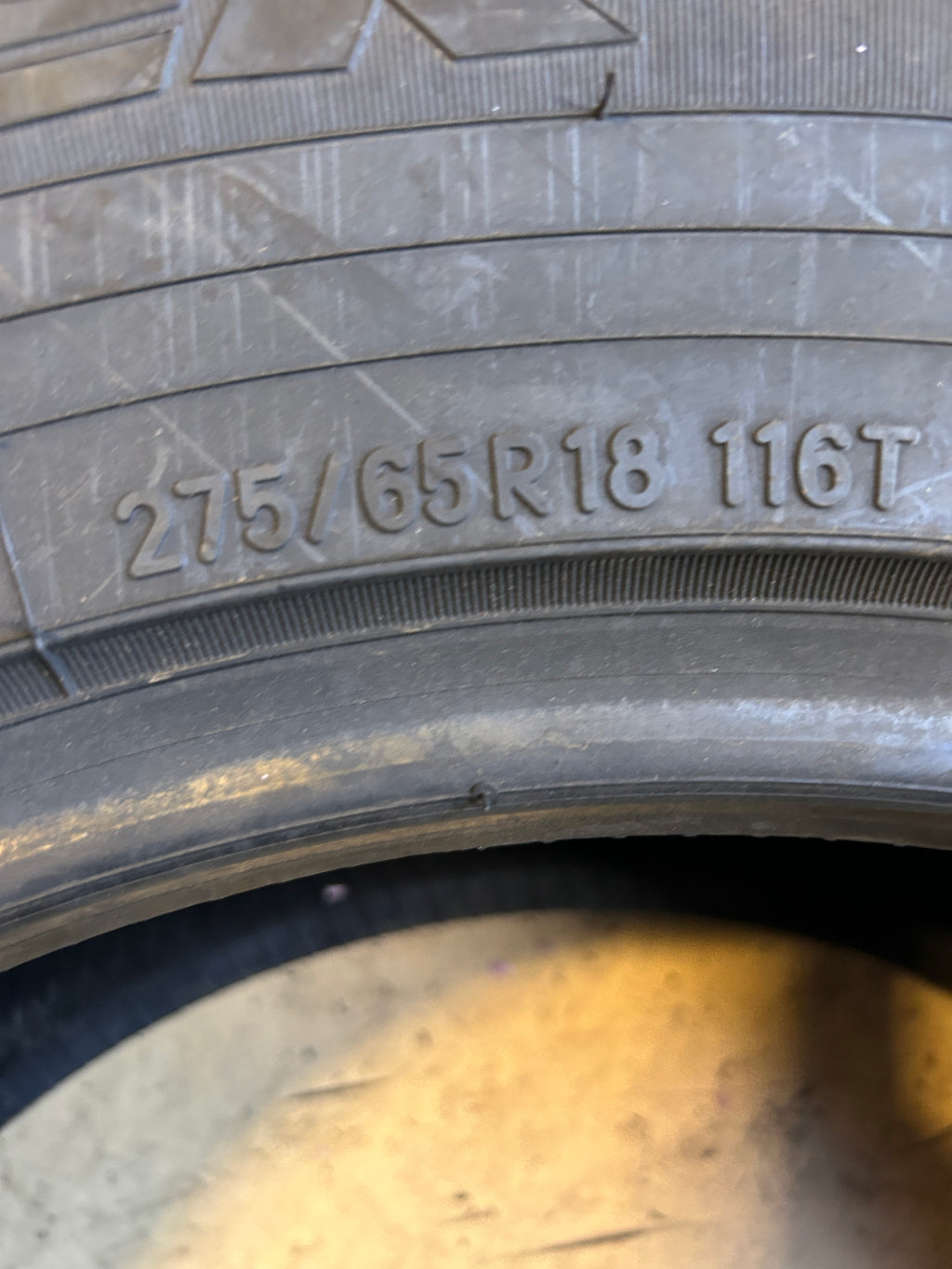 NOS ARCTIC CLAW WINTER WXI BSW P 275 65 18 116T WINTER TIRE ARC63