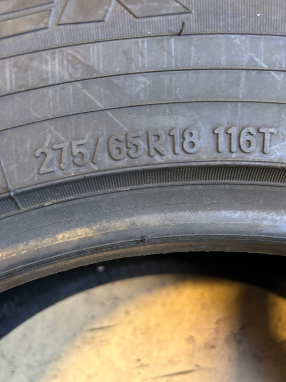 NOS ARCTIC CLAW WINTER WXI BSW P 275 65 18 116T WINTER TIRE ARC63