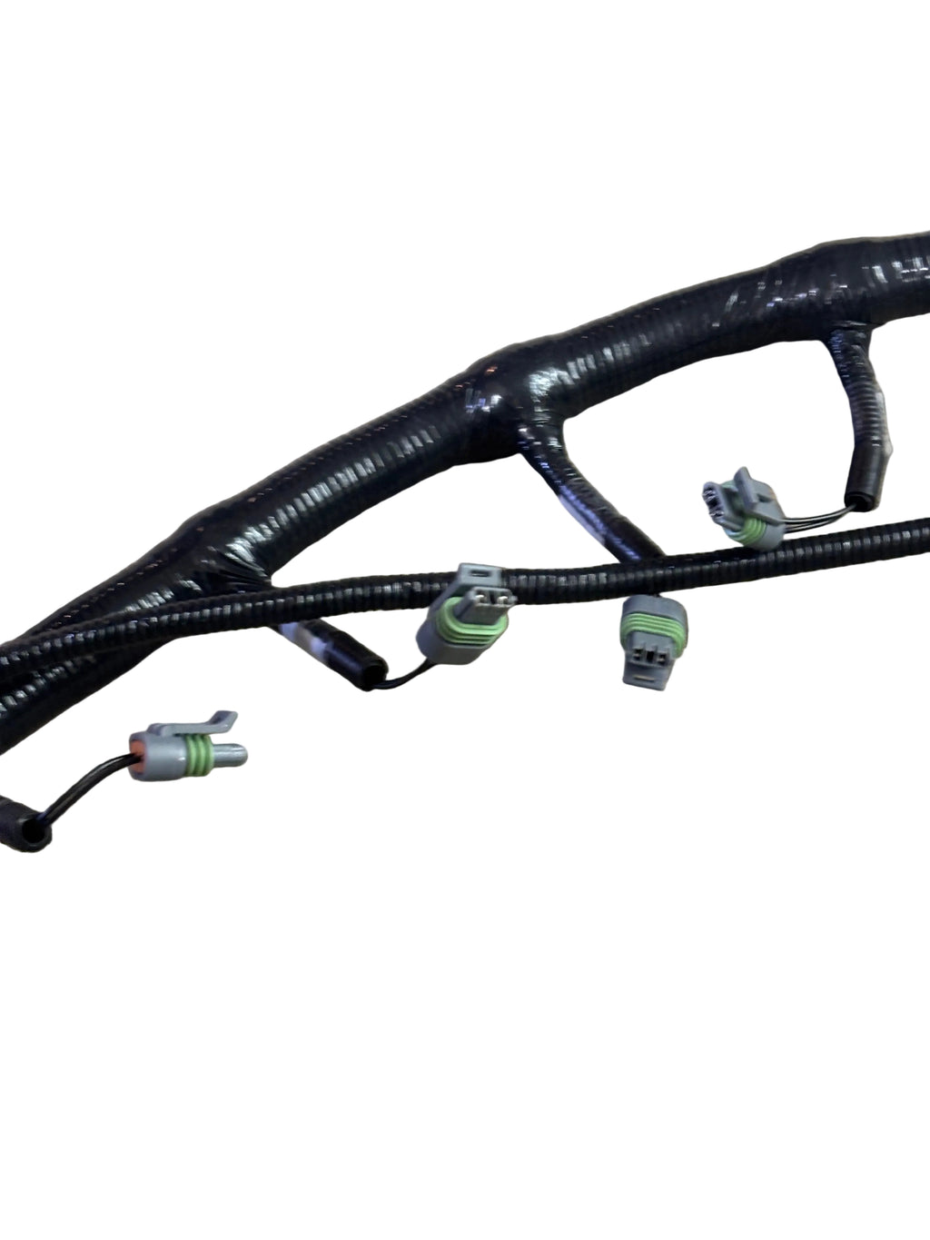 HEAVY DUTY WIRING HARNESS W/ MULTI-PIN CONNECTORS & HEAT SHIELDING