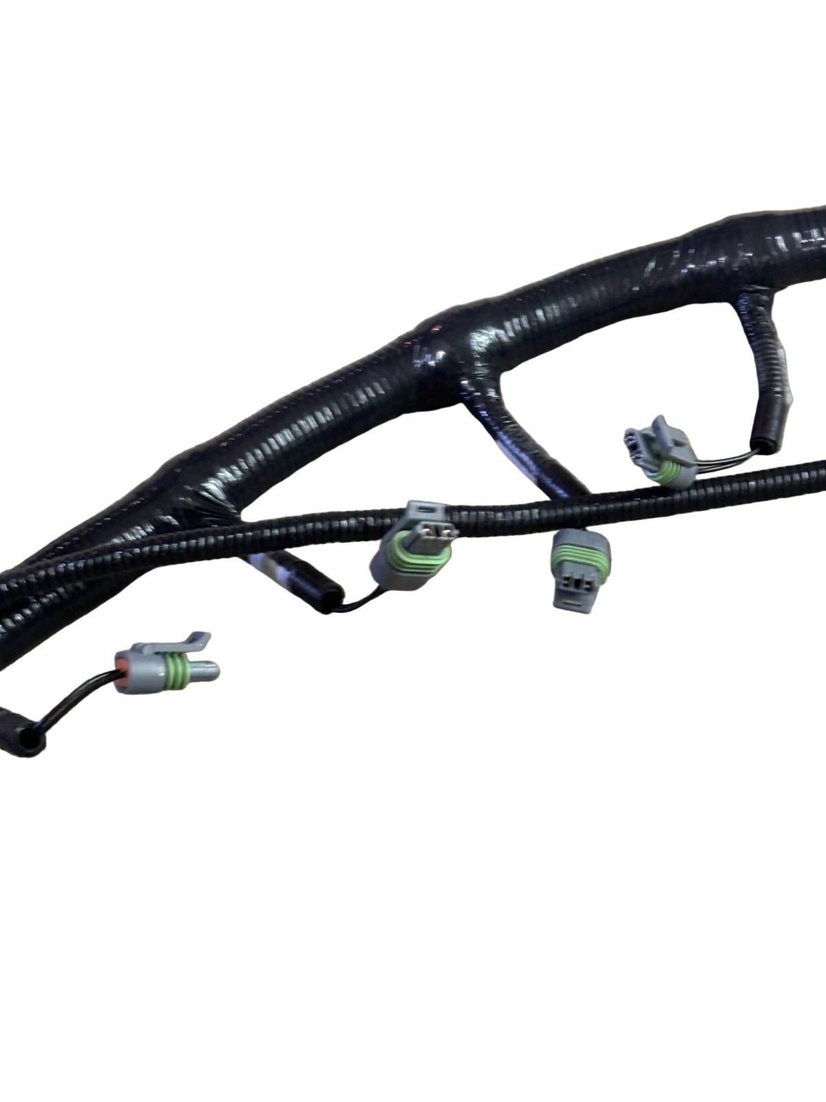HEAVY DUTY WIRING HARNESS W/ MULTI-PIN CONNECTORS & HEAT SHIELDING