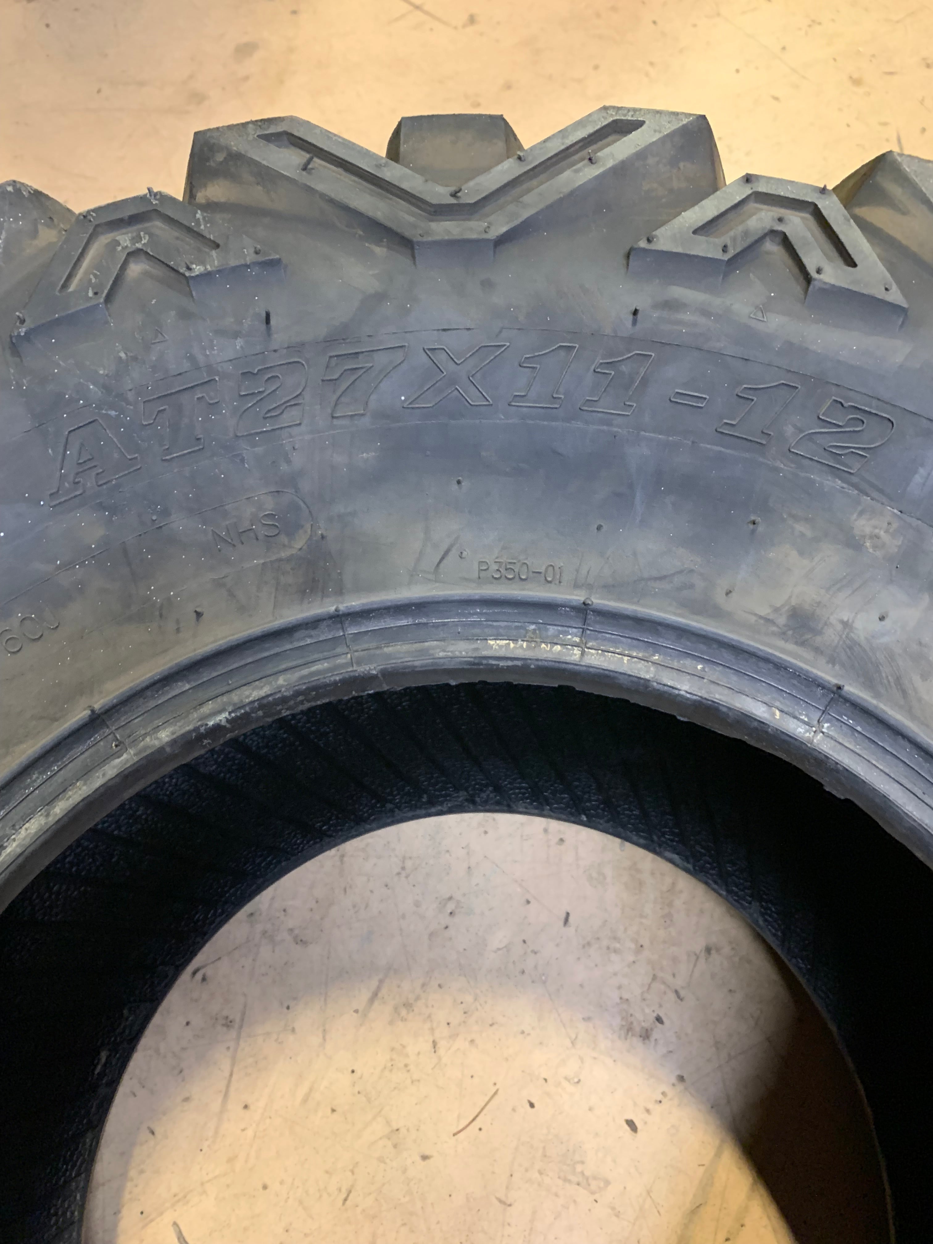 (KSL ONLY) USED OS WANDA P350 BSW AT  27 11 12 60J 6PLY ATV/UTV TIRE 271112