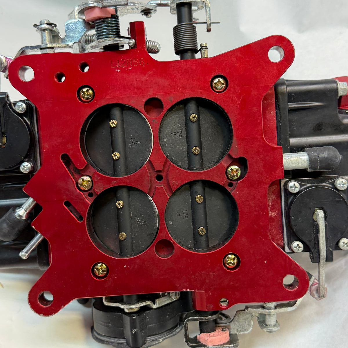 QUICK FUEL CARBURETOR CARB 750 CFM BR-67320 BRAWLER STREET MECHANICAL BLACK RED