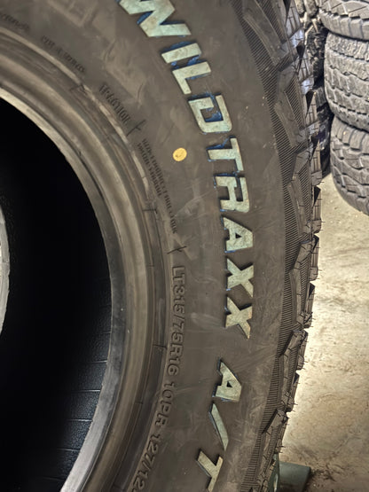 LANDSPIDER WILDTRAXX A/T WL BSW LT 315 75 16 127/124S LRE 10PLY ALL TERRAIN  TIRE LREE4LA