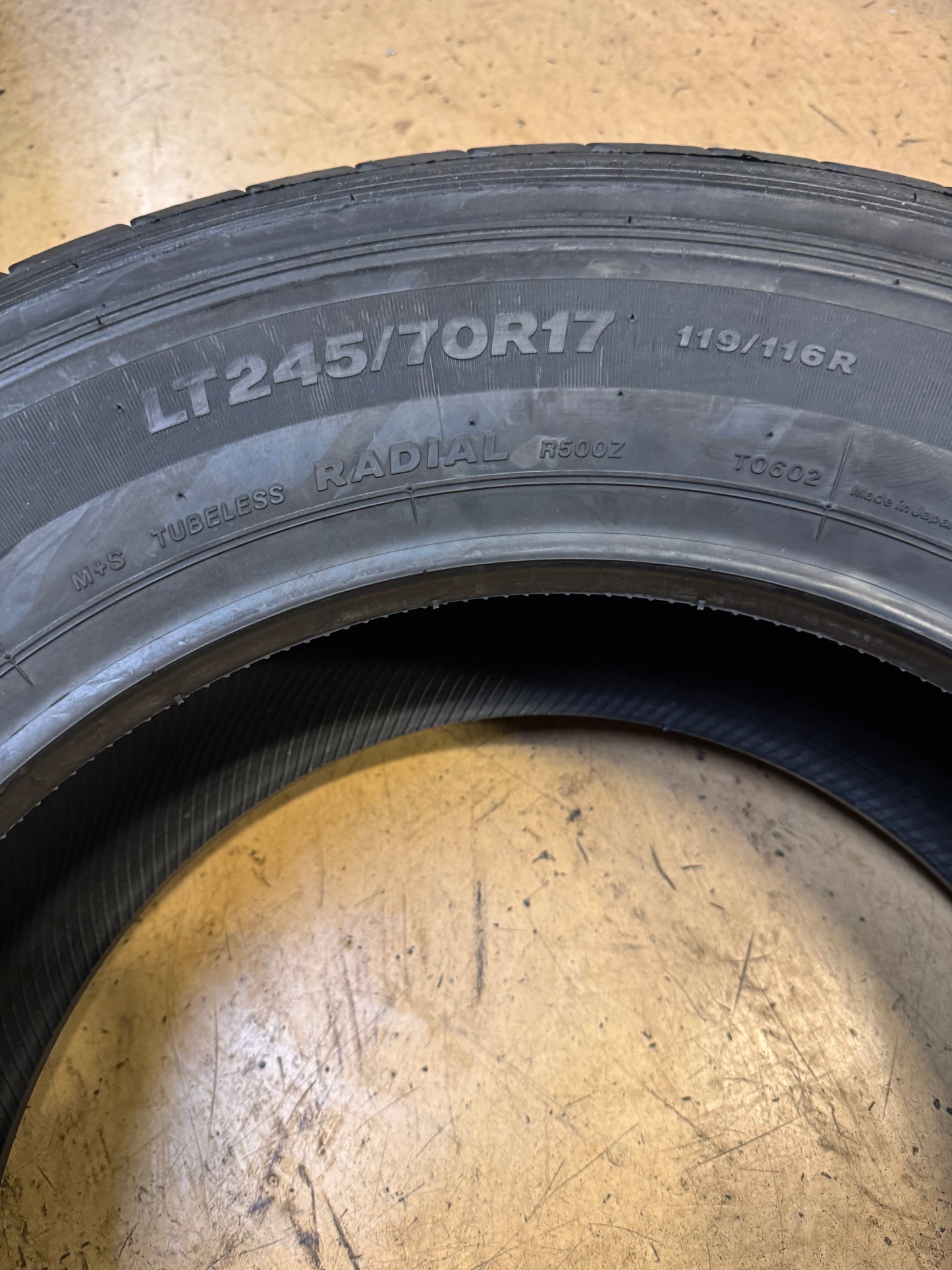 2 BRIDGESTONE DURAVIS R500 HD BSW LT 245 70 17 119/116R 10PLY ALL SEASON TIRE 191894