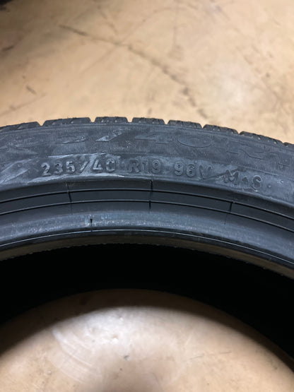 2 PIRELLI P7 AS PLUS 3 P 235 40 19 96V XL ALL SEASON TIRE 3916700