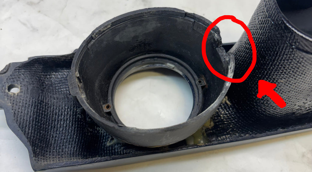PORSCHE 993 AIR INLET FOG LIGHT COVER LEFT AND RIGHT