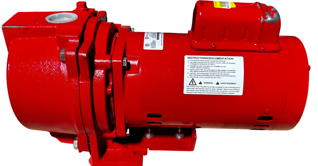 RED LION RL-SPRK200 230 VOLT 2 HP 76 GPM CAST IRON SPRINKLER/IRRIGATION PUMP WITH THERMOPLASTIC IMPELLER 97102001