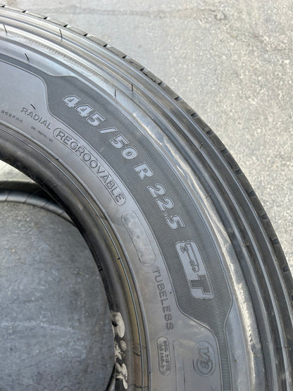 MICHELIN X ONE LINE BSW 445 50 22.5 161L 20PLY DRIVE TIRE 71140