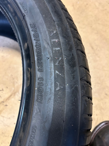 BRIDGESTONE ALENZA 001 BSW P 275 45 21 110W XL ALL SEASON TIRE 1291075116