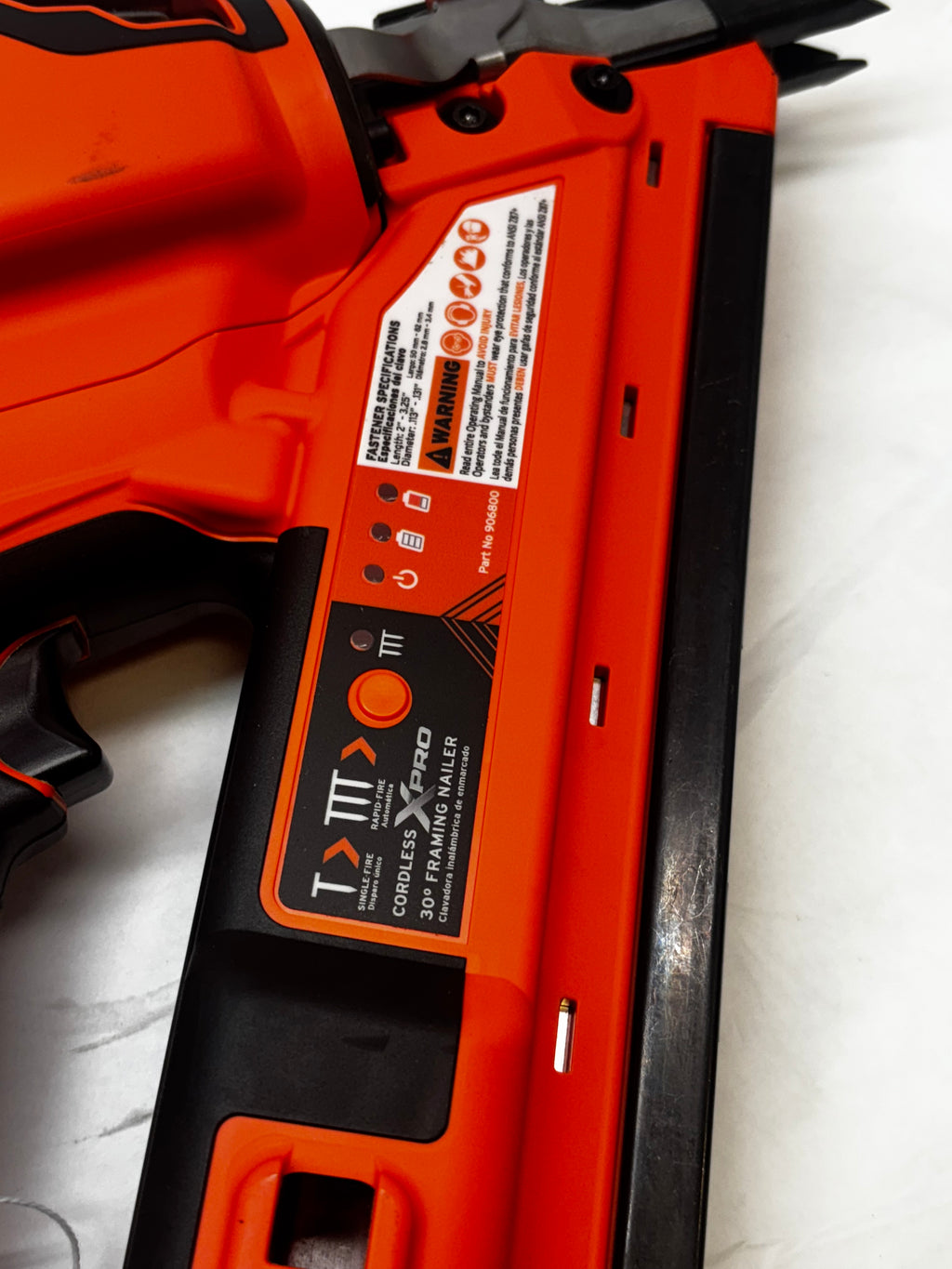 PASLODE GAS POWERED CORDLESS STRIP LOAD FRAMING NAILER  3-1/4" CF325XPRO