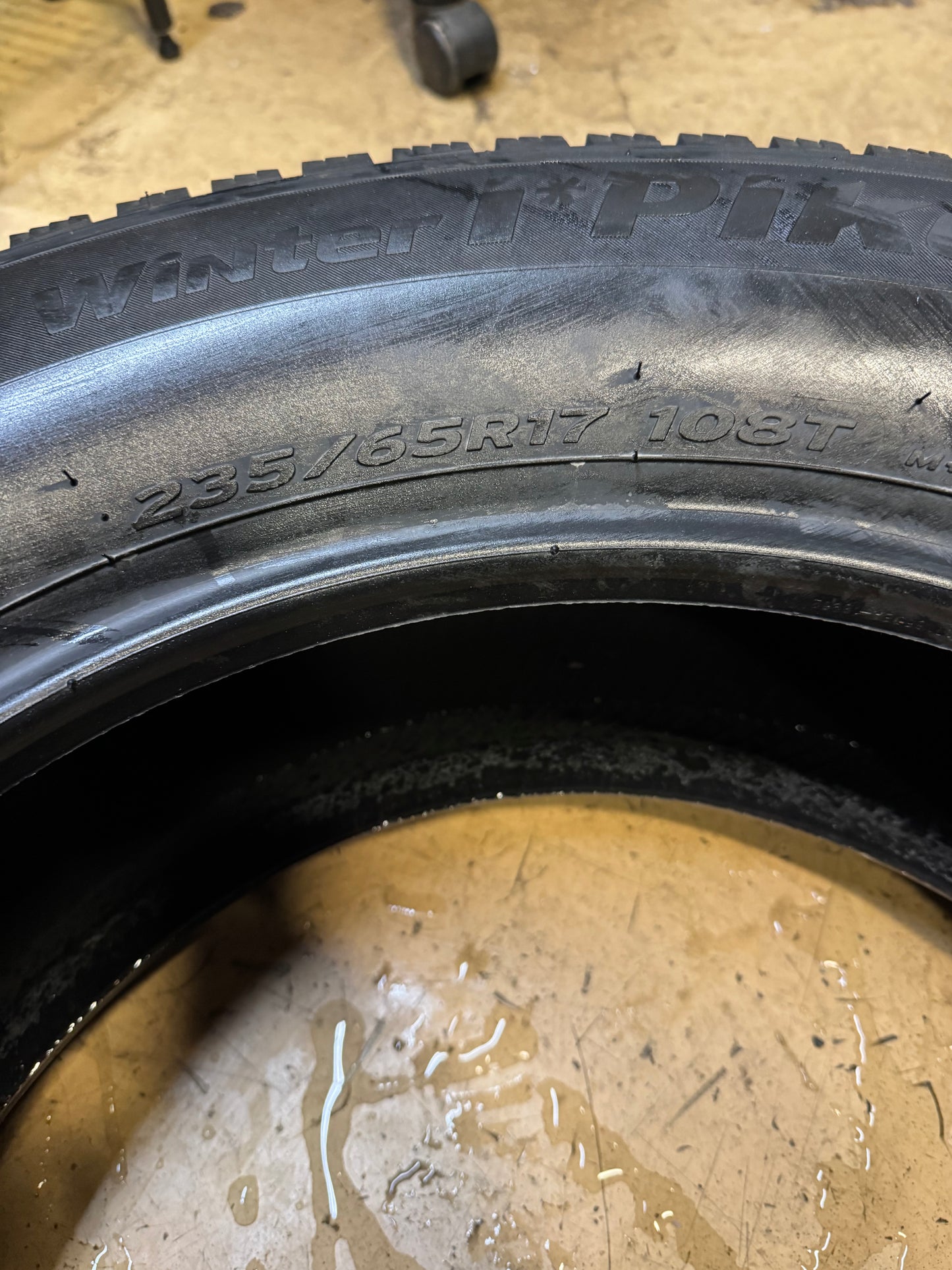 HANKOOK WINTER I PIKE X BSW P 235 65 17 108T XL WINTER TIRE 1028922