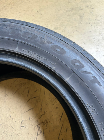 USED 10/32" TOYO OPEN COUNTRY Q/T BSW P 265/50R19 110V ALL SEASON TIRE 318350