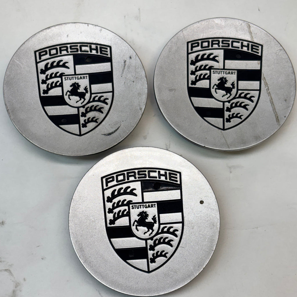 GENUINE PORSCHE 1 REP CAP 911 HUB CAPS GRAY METALLIC 993361303