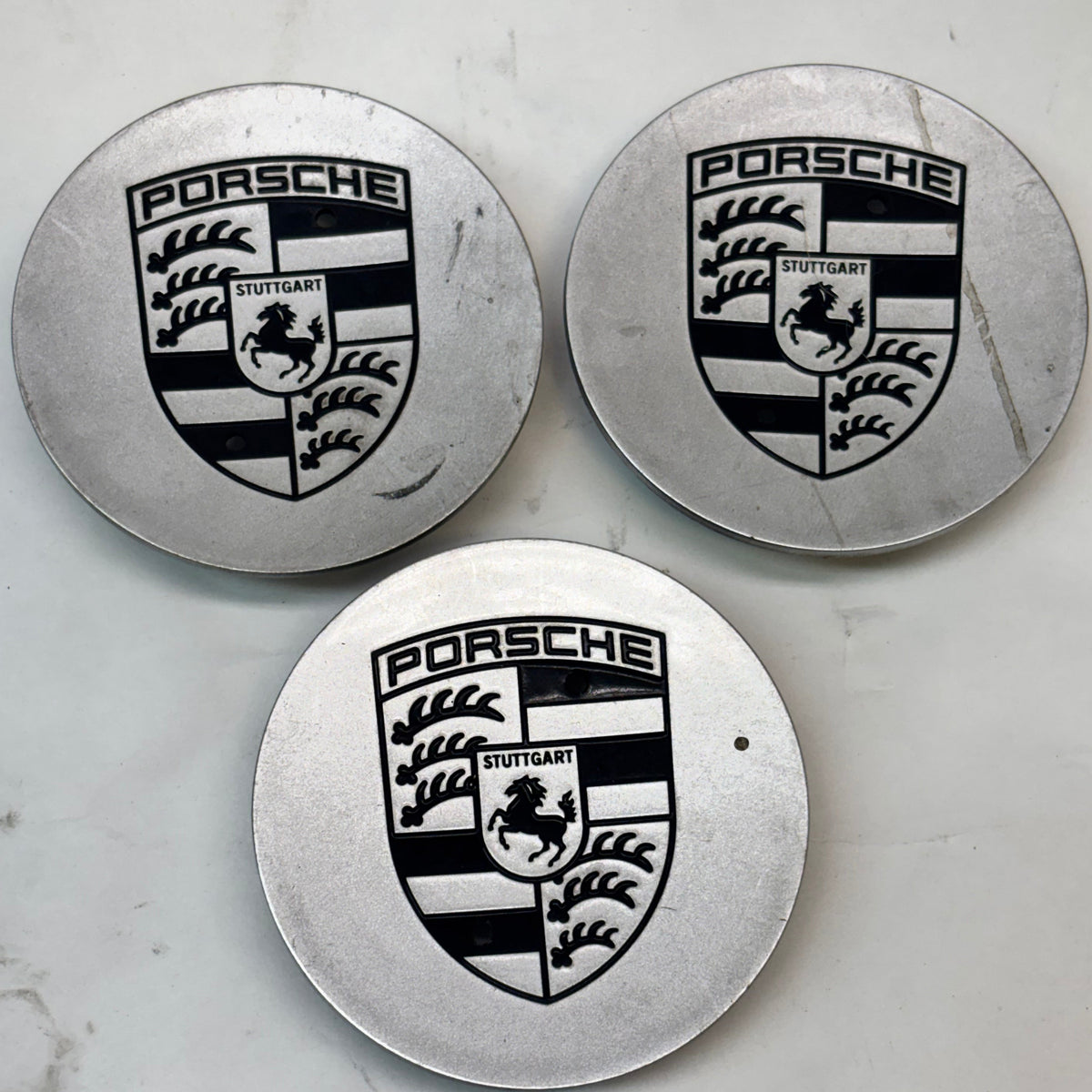 GENUINE PORSCHE 1 REP CAP 911 HUB CAPS GRAY METALLIC 993361303