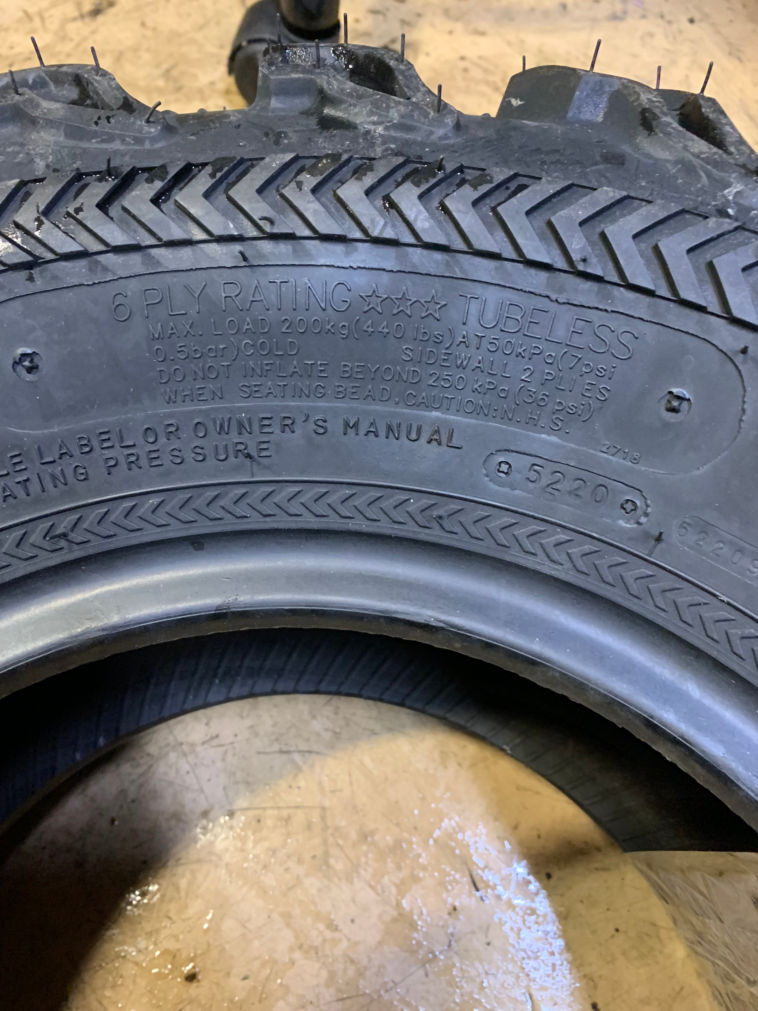 NOS KENDA BEAR CLAW EX BSW AT 26 10 12 6PLY ATV/UTV TIRE 252Y2049