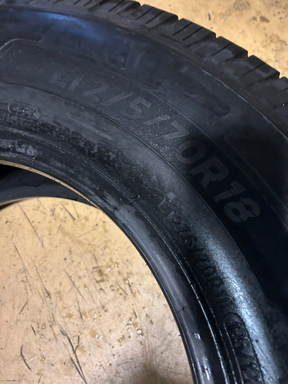 MICHELIN AGILIS CROSSCLIMATE LT 275 70 18 125/122R 10PLY ALL WEATHER TIRE 76555