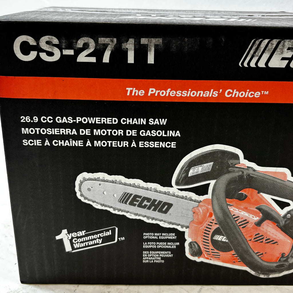 ECHO 12 IN. 26.9 CC GAS 2-STROKE CHAINSAW WITH TOP HANDLE CS-271T