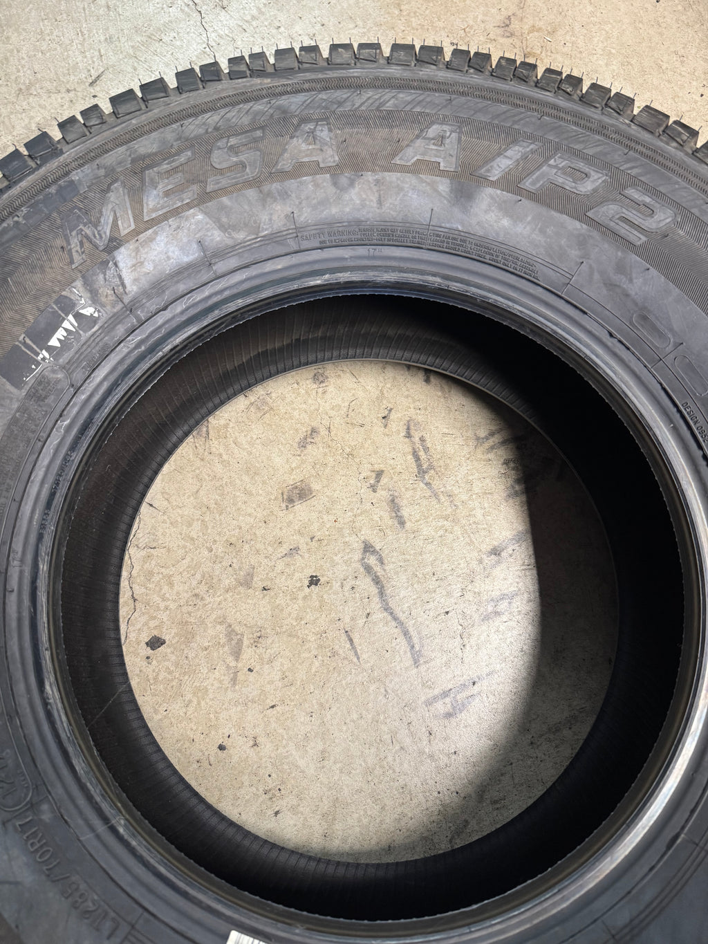 NOS NATIONAL MESA A/P2 BSW LT 285 70 17 121/118S 10PLY HIGHWAY TERRAIN TIRE MSP83