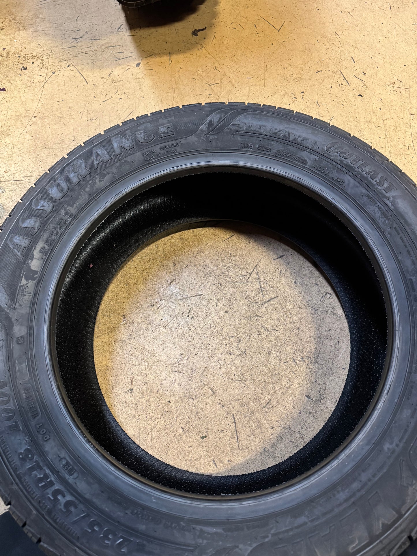 GOODYEAR ASSURANCE OUTLAST BSW P 235 55 18 100V ALL SEASON TIRE 409496554