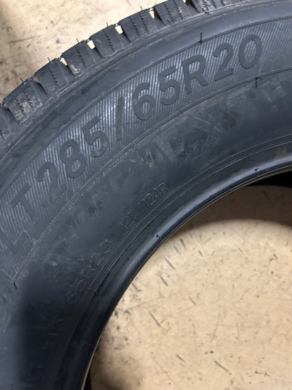 2 MICHELIN DEFENDER LTX M/S BSW LT 285 65 20 127/124R 10PLY ALL SEASON TIRE 43858