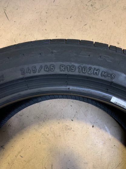 2 PIRELLI CINTURATO P7 ALL SEASON (MOE) BSW P  245 45 19 102H XL TIRE 2181700