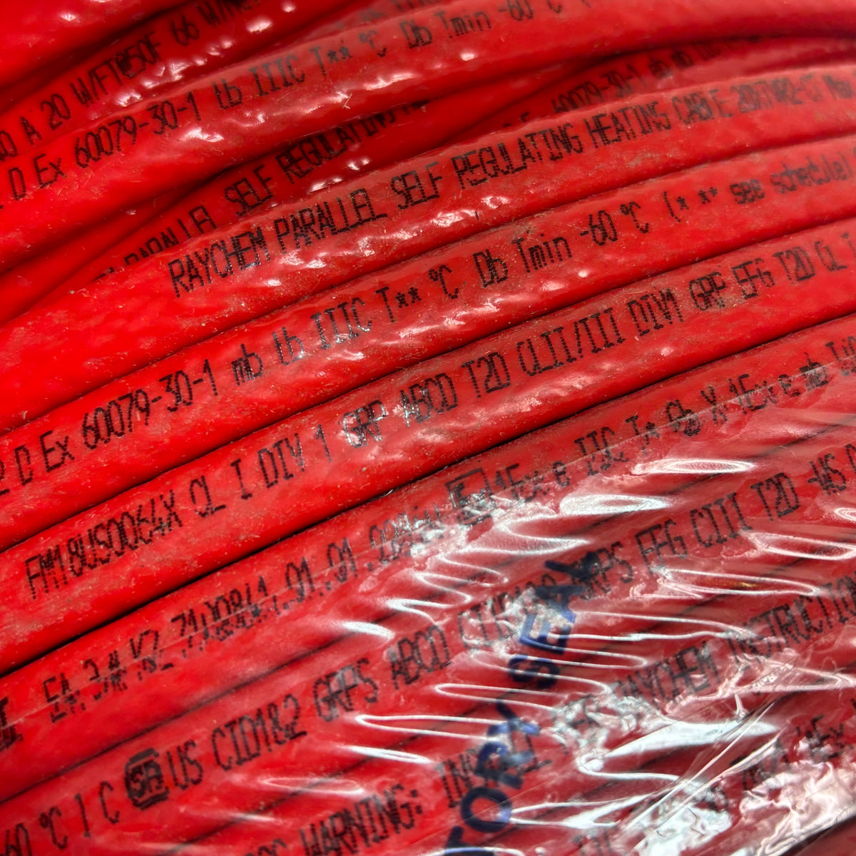 RAYCHEM SELF REGULATING TRACE HEATING CABLE 1000FT 20XTVR2-CT 2000003080