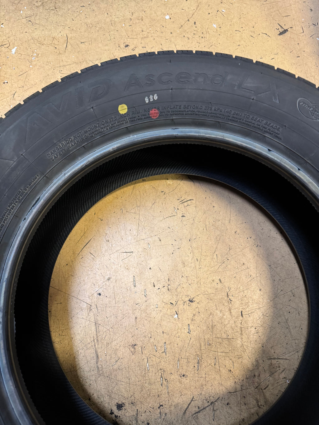 YOKOHAMA AVID ASCEND LX BSW P 225 60 17 99H ALL SEASON TIRE 110132828