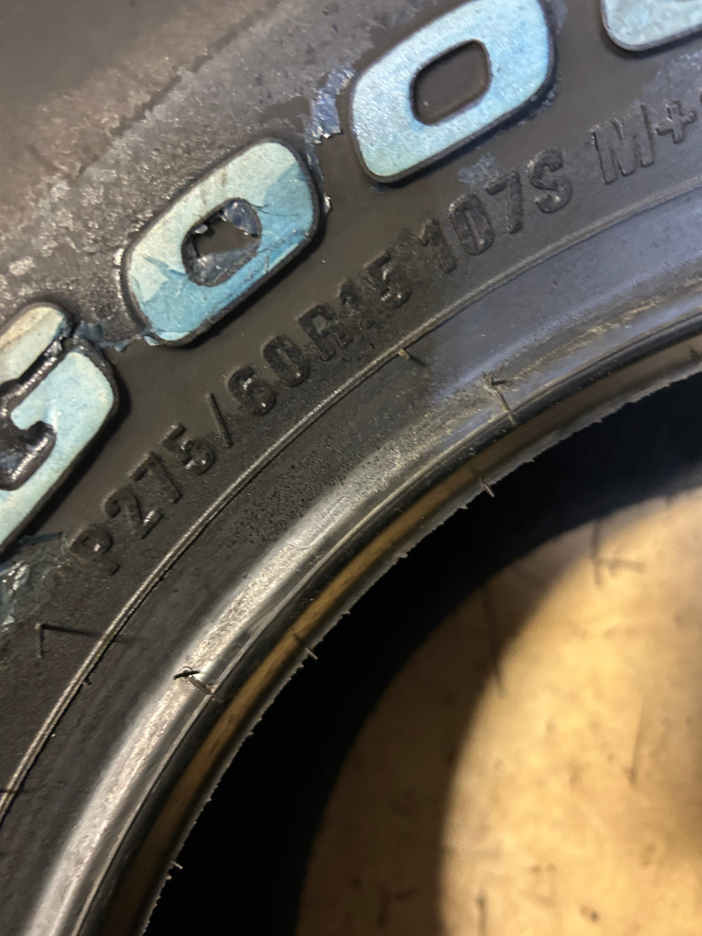 BFGOODRICH RADIAL T/A BSW P 275 60 15 107S XL ALL SEASON TIRE 61789