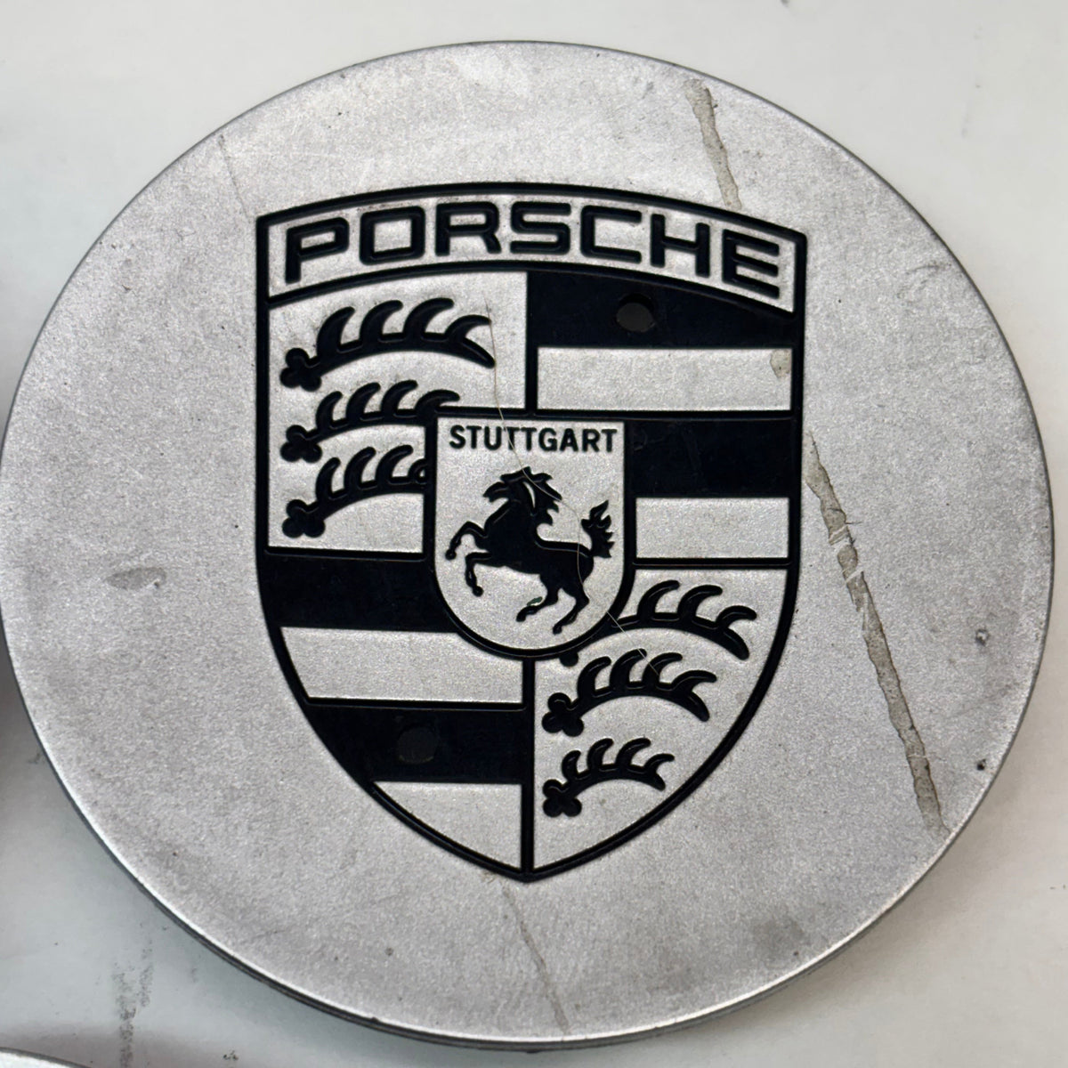 GENUINE PORSCHE 1 REP CAP 911 HUB CAPS GRAY METALLIC 993361303