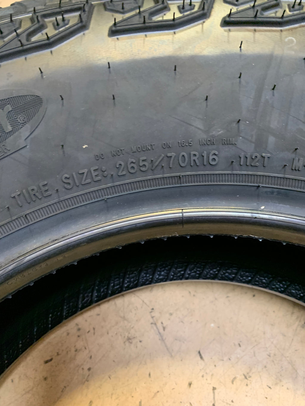 2 GOODYEAR WRANGLER TERRITORY AT BSW P  265 70 16 112T ALL TERRAIN TIRE 734070640