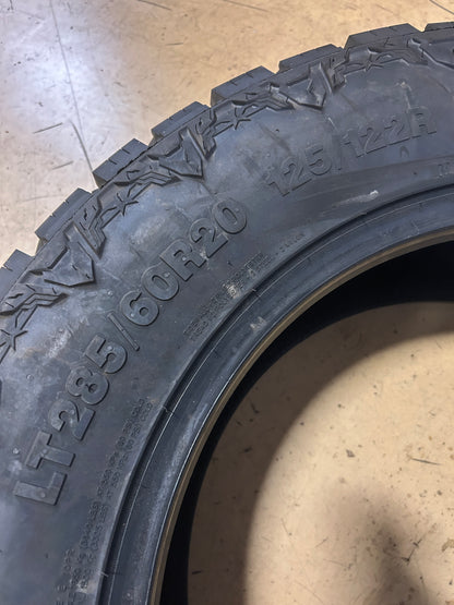 PREDATOR NEW MUTANT X-AT LT 285 60 20 125/122R 10PLY ALL TERRAIN TIRE PRXAT60