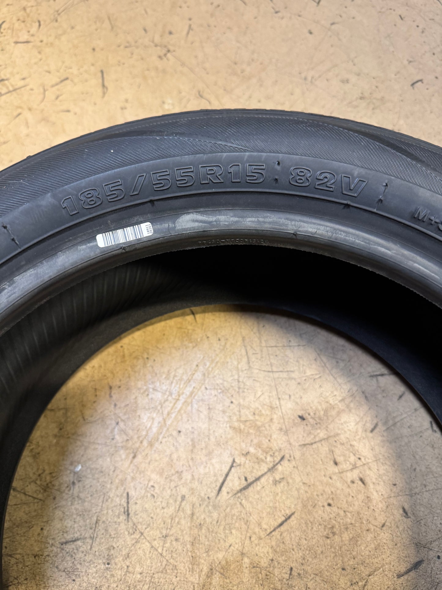 2 NOS HANKOOK OPTIMO H418 BSW P 185 55 15 82V ALL SEASON TIRE 1009127
