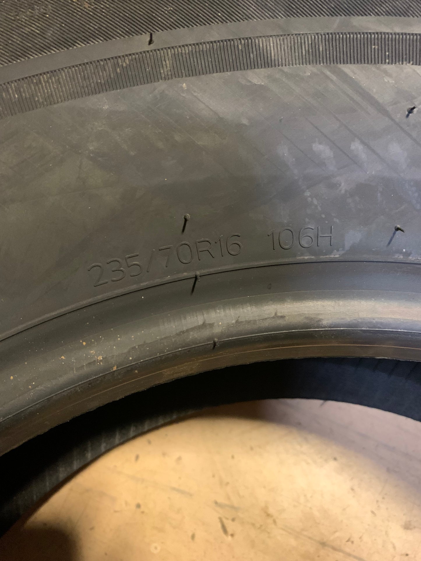 2 HANKOOK KINERGY 4S2 X H750A BSW P 235 70 16 106H ALL WEATHER TIRE 1027004