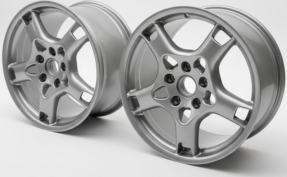 4 GENUINE PORSCHE CARRERA 997 8X19 11X19 STAGGARD WHEEL SET 99736215600 99736216201