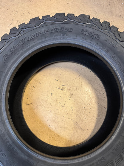 BFGOODRICH ALL TERRAIN T/A KO2 BSW LT 265 60 18 119/116S 10PLY TIRE 63681