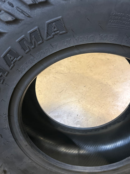 YOKOHAMA GEOLANDAR A/T XD BSW LT 35 12.5 17 121Q 10PLY MUD TIRE 110117106