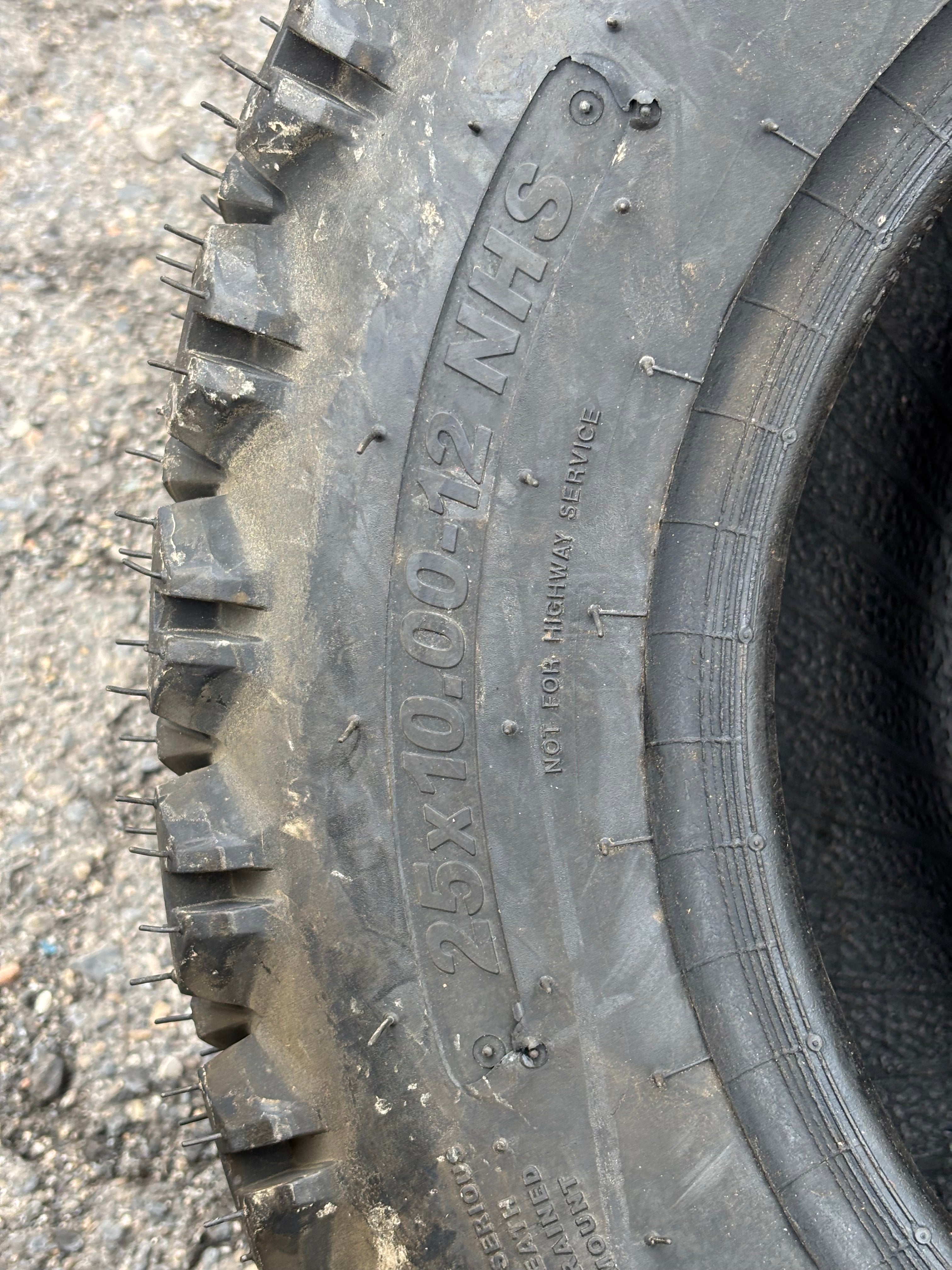 CARLISLE ALL TRAIL BSW LT 25 10 12 NHS 4PLY ATV/UTV TIRE 6P0334