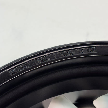 FUEL UTV ALUMINUM RIM D778 RUNNER UTV 18X7 5X156 ET13 GLOSS BLACK MILLED CANDY BLUE FINISH