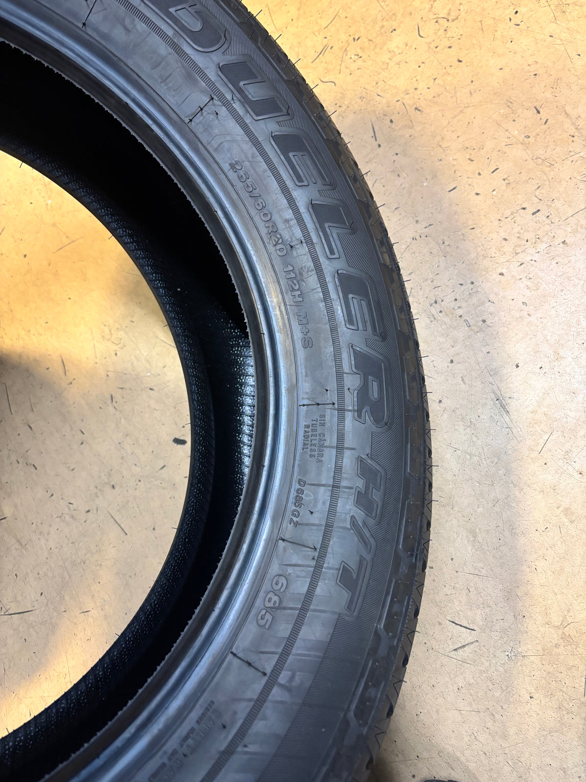 2 BRIDGESTONE DUELER H/T 685 BSW P 265 60 20 112H ALL SEASON TIRE 003216