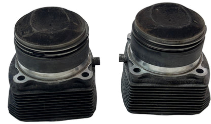 2 USED GENUINE PORSCHE 964 3.6L PISTONS, CYLINDERS, PINS, RINGS 95ZN6 ++++