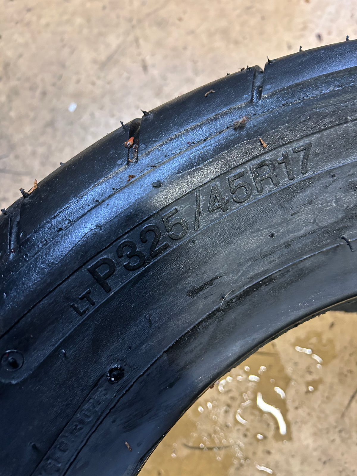 M&H RACEMASTER BSW LTP 325 45 17 DRAG TIRE MNHROD20