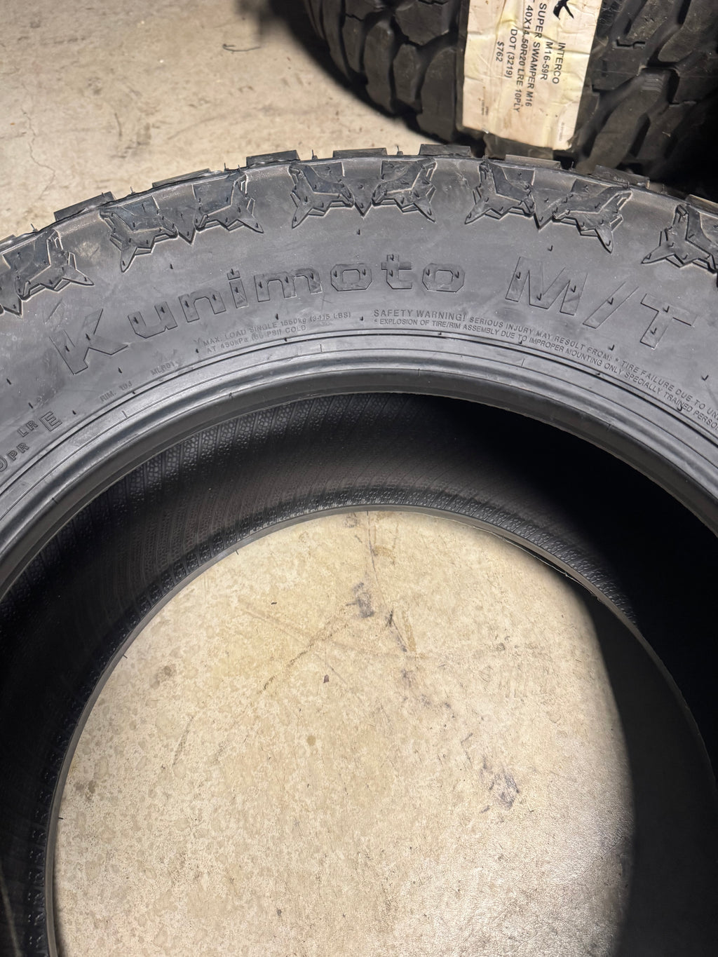 NOS FORCELAND KUNIMOTO M/T BSW LT 35 12.5 18 123Q 10PLY MUD TERRAIN TIRE FKM351218