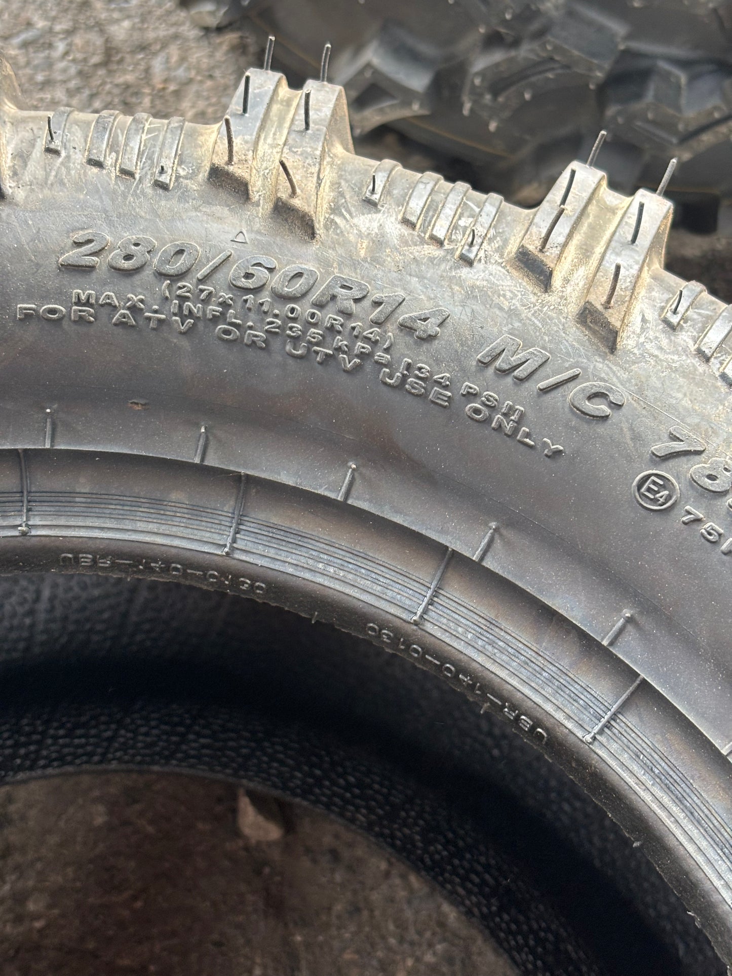 CARLISLE/CARLSTAR VERSA TRAIL ATR BSW AT 27 11 14 78N 6PLY ATV/UTV TIRE 6P1275