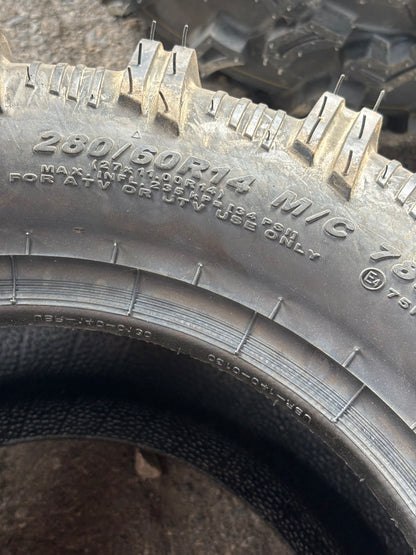 CARLISLE/CARLSTAR VERSA TRAIL ATR BSW AT 27 11 14 78N 6PLY ATV/UTV TIRE 6P1275
