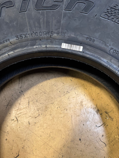 4 BFGOODRICH MUD TERRAIN T/A KM3 35 11 15 LRD 8PLY ATV/UTV TIRE 01201
