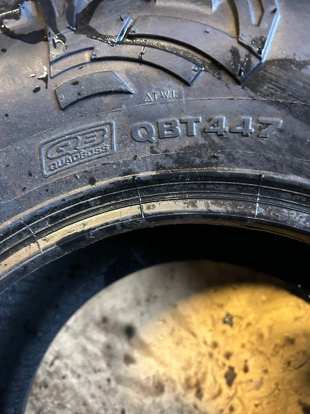 QUADBOSS QBT447 BSW AT 25 10 12 6PLY ATV/UTV TIRE 608989